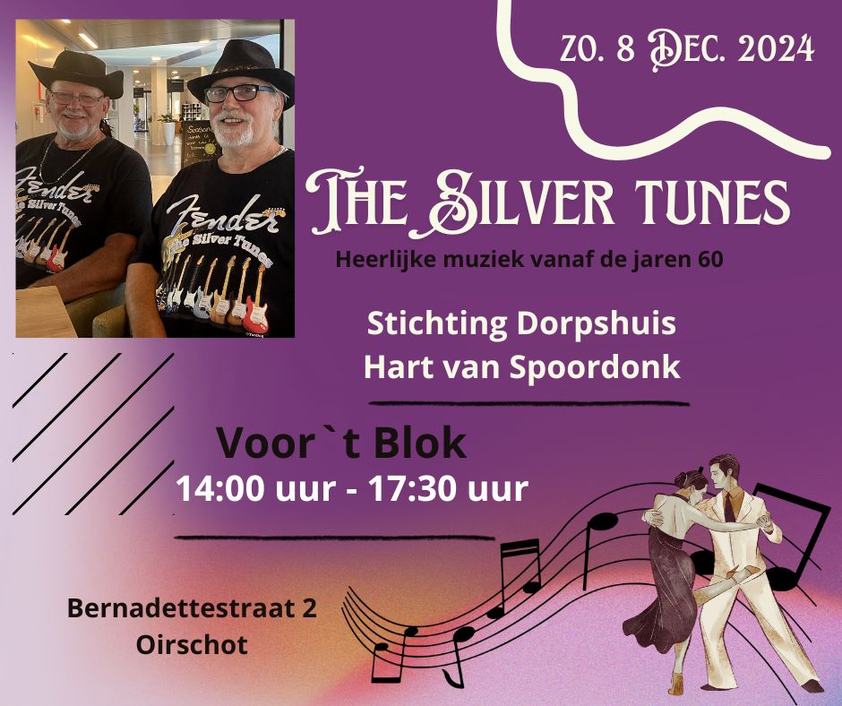 The Silver Tunes dansavond flyer